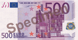 500 Euro Bill Front